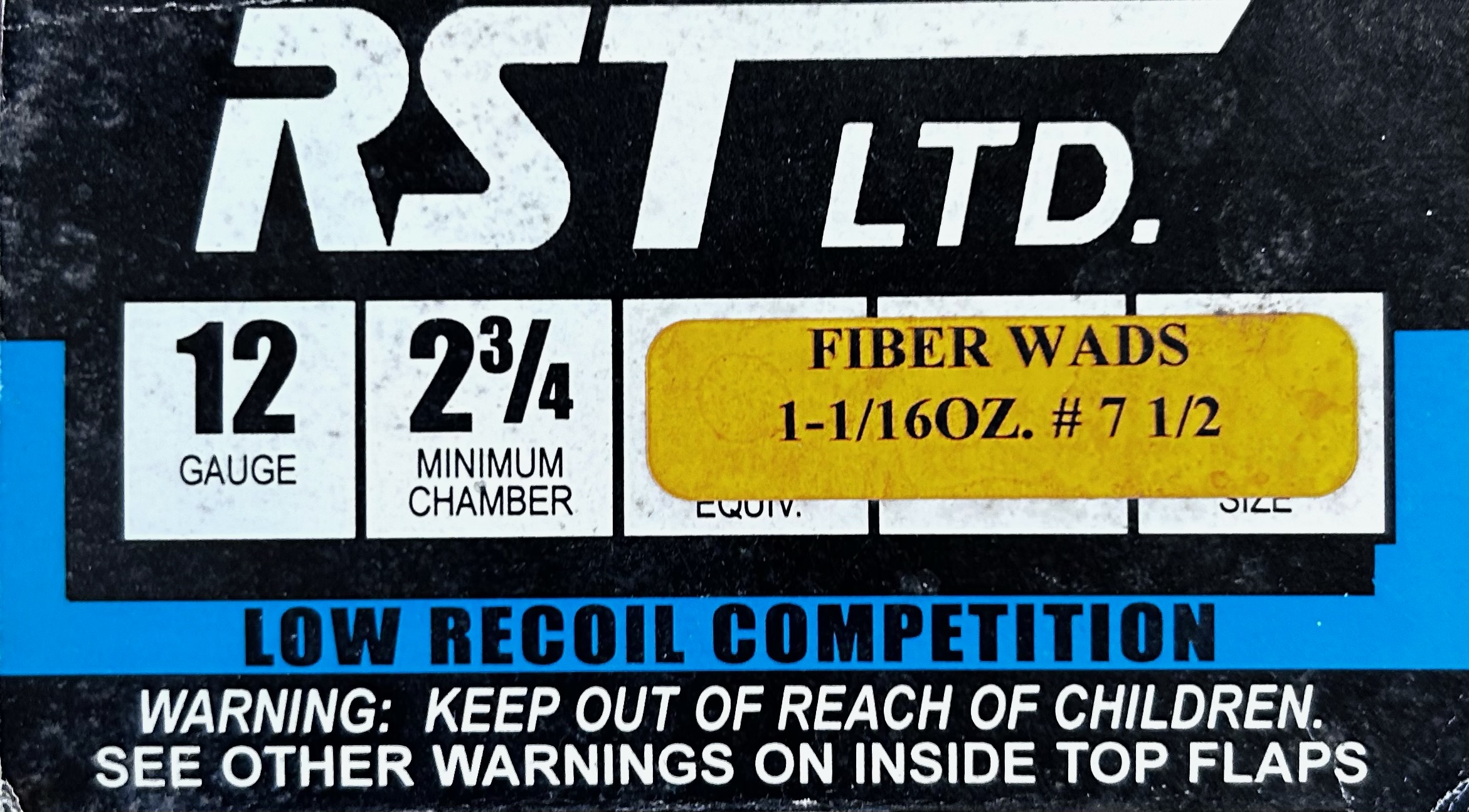 OUT OF STOCK*** RST LTD 12 GA 2 3/4