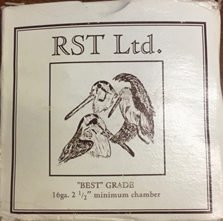 OUT OF STOCK*** RST LTD. 16 GA 2 1/2