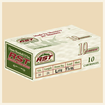 10 Ga. • 2 7/8" • Lite • Vel. 1250 • 1 1/4 oz. Load - Box 